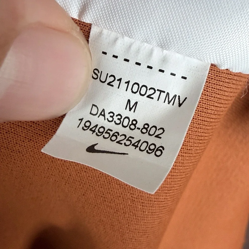 Texas Longhorns Nike Polo Shirt Burnt‎ Orange Football Dri-FIT Men's Medium NCAA